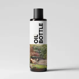 Bottle Black Glass Hair Oil 01
